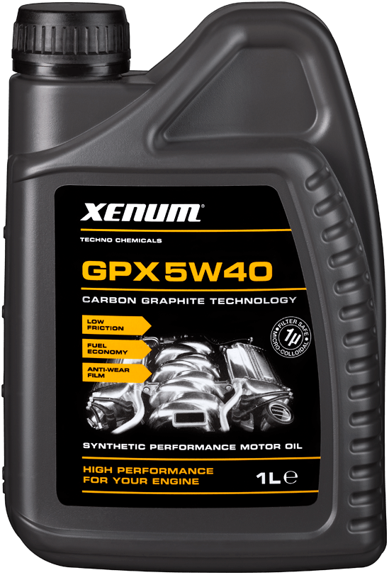 Моторне масло з графітом Xenum GPX 5W-40 1 л (1136001)