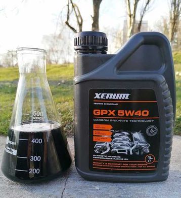Моторное масло с графитом Xenum GPX 5W40 1 л (1136001) 1136001 фото
