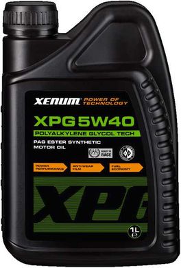 Моторное масло Xenum XPG 5W40 1л (1600001) 1600001 фото