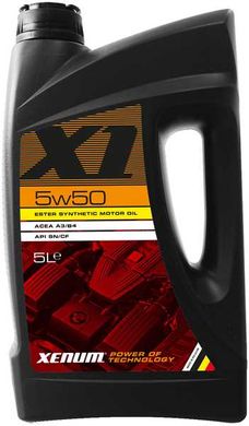 Моторне масло з естерами Xenum X1 5W50 1 л (1464001)