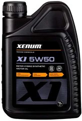 Моторное масло с эстерами Xenum X1 5W50 1л (1464001) 1464001 фото